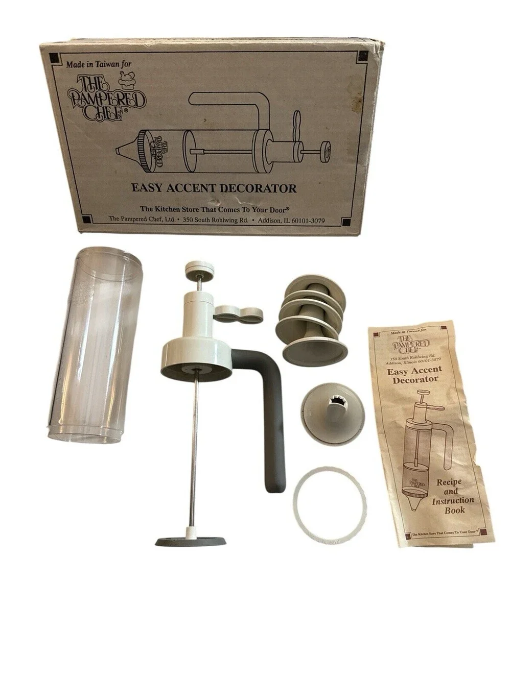 Vintage Pampered Chef Easy Accent Decorator Pastry Tool